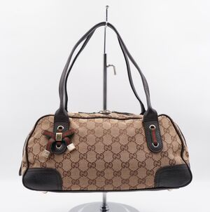 CD61 💖 Gucci GG Canvas Princy Shoulder bag